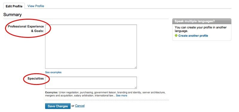 Linkedin Profile